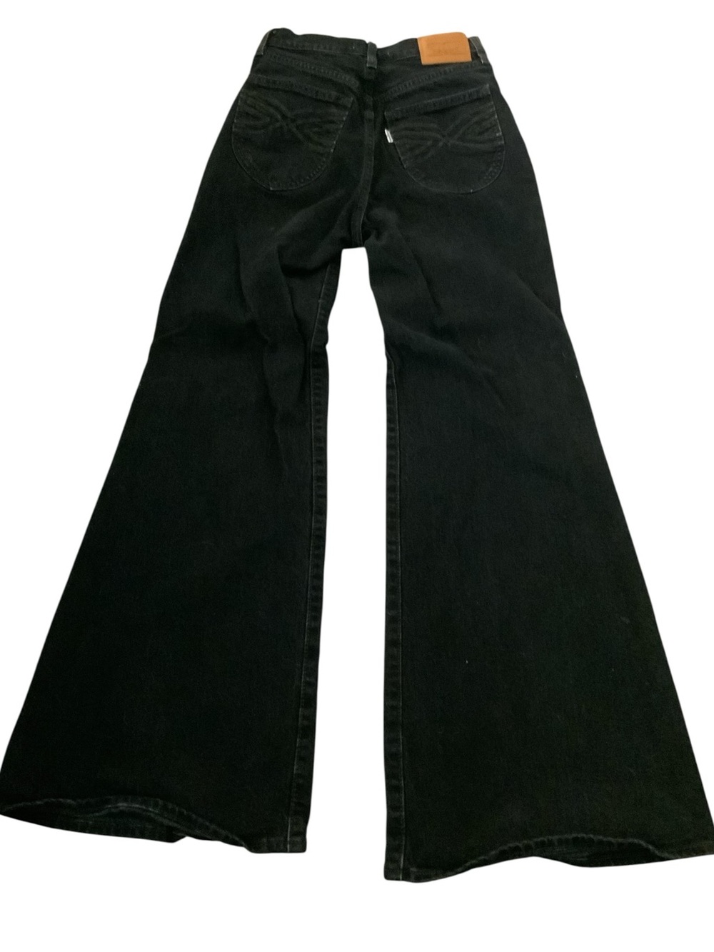 Levi's Black Flare Wide Leg Jeans